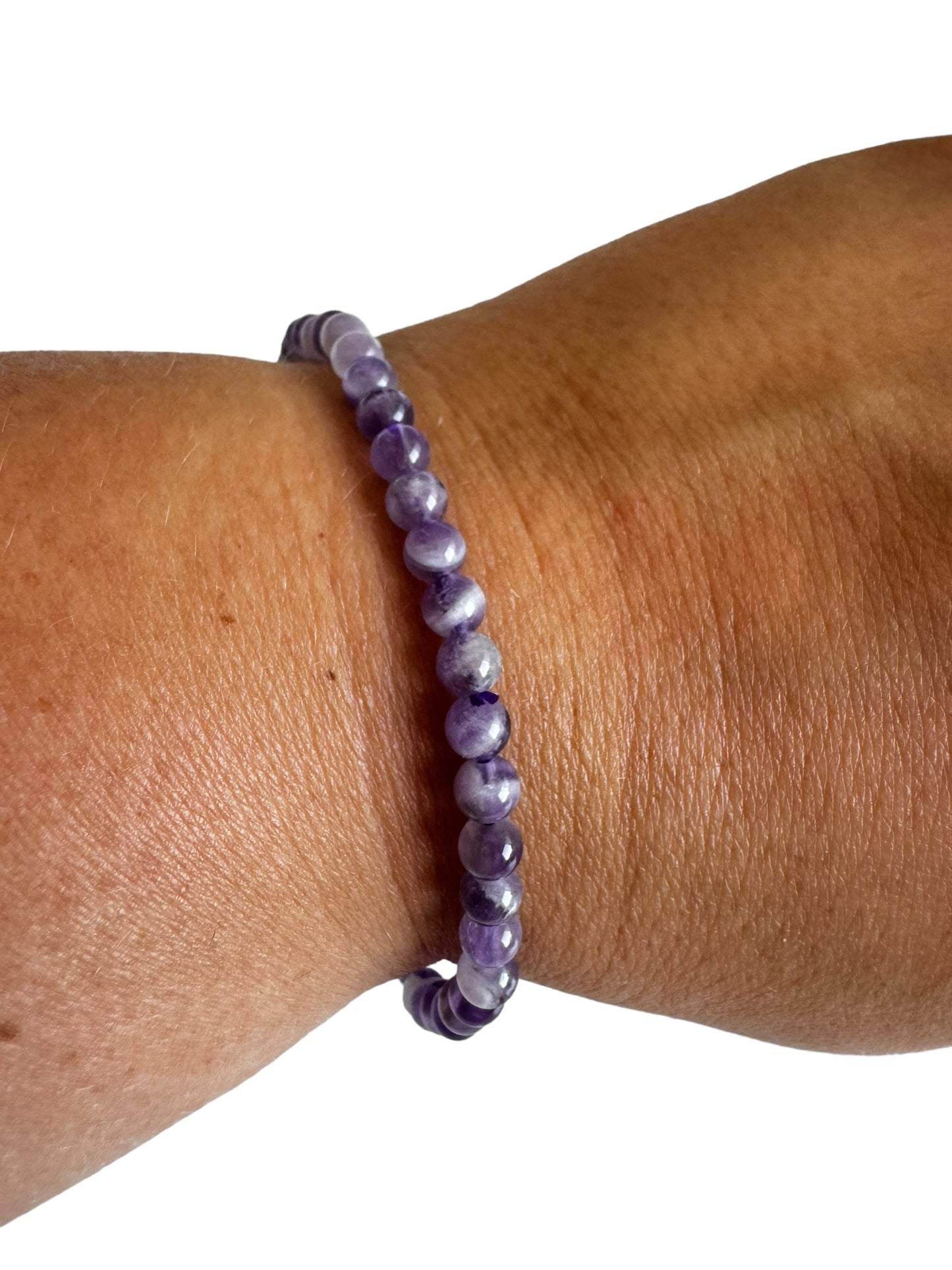 4mm Chevron Amethyst Armband