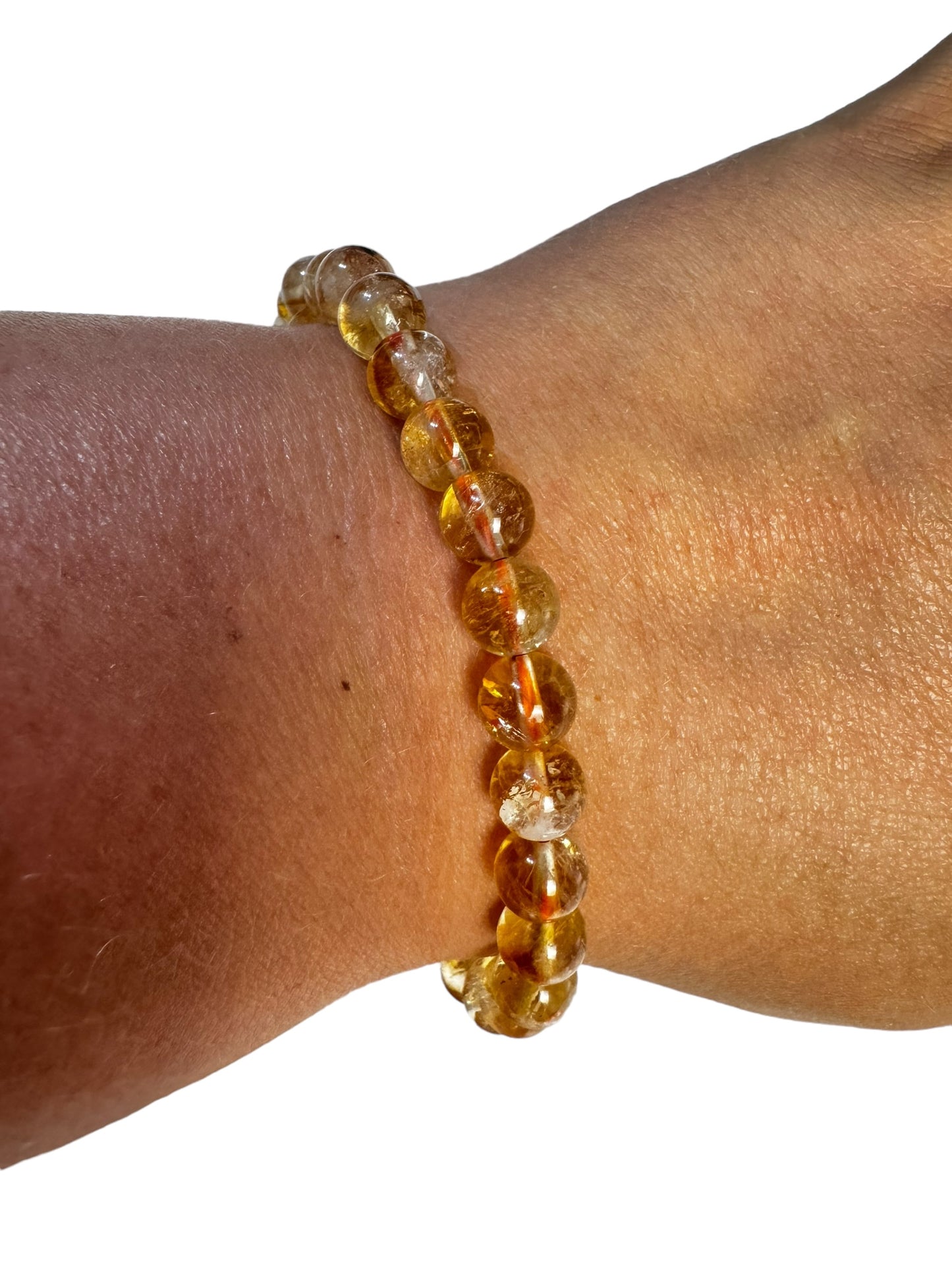 6mm gebranntes Citrine Armband