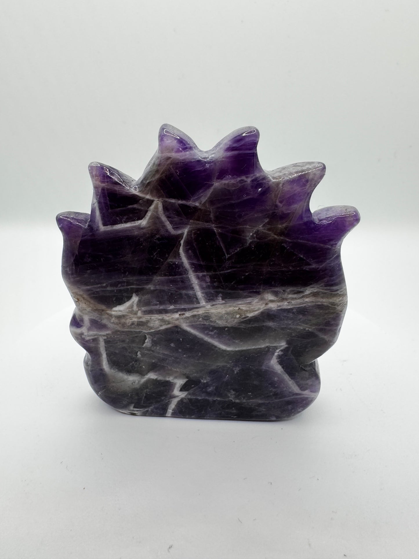 8cm Chevron Amethyst Nine Tail Fuchs