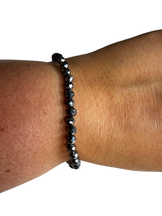 4mm facettiertes Teraherz Armband