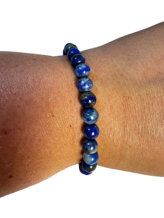 6mm Lapis Lazuli Armband