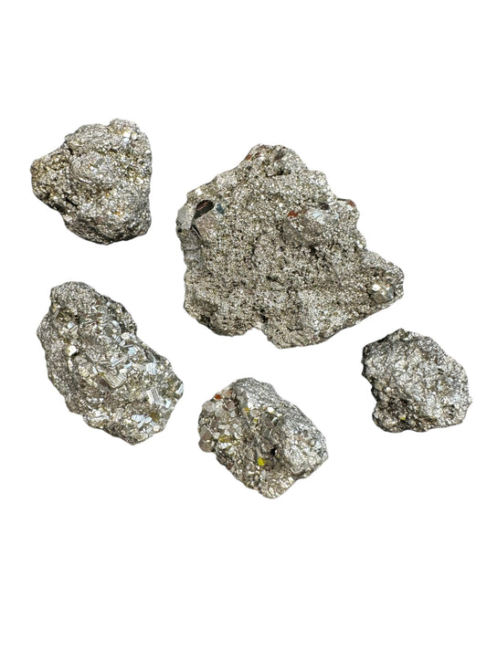 Pyrit Nugget in 3 verschiedenen Größen